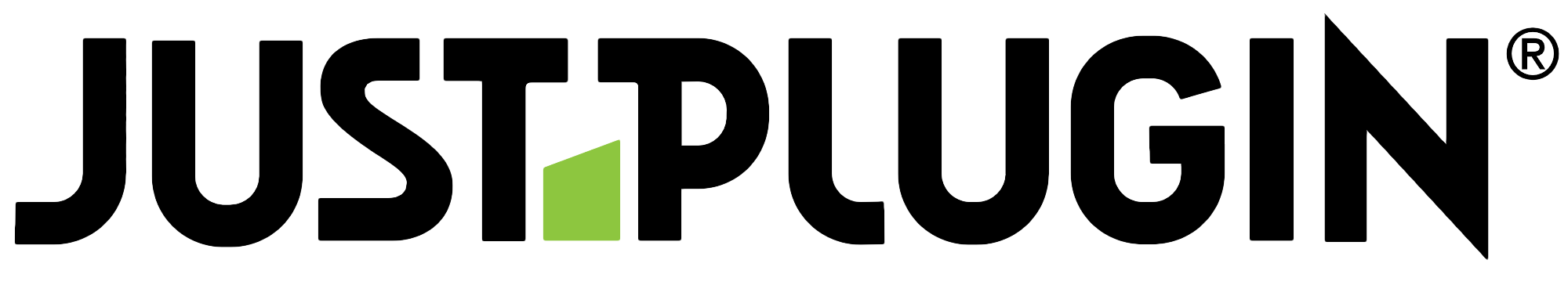 Logo van Justplugin vast laadpas
